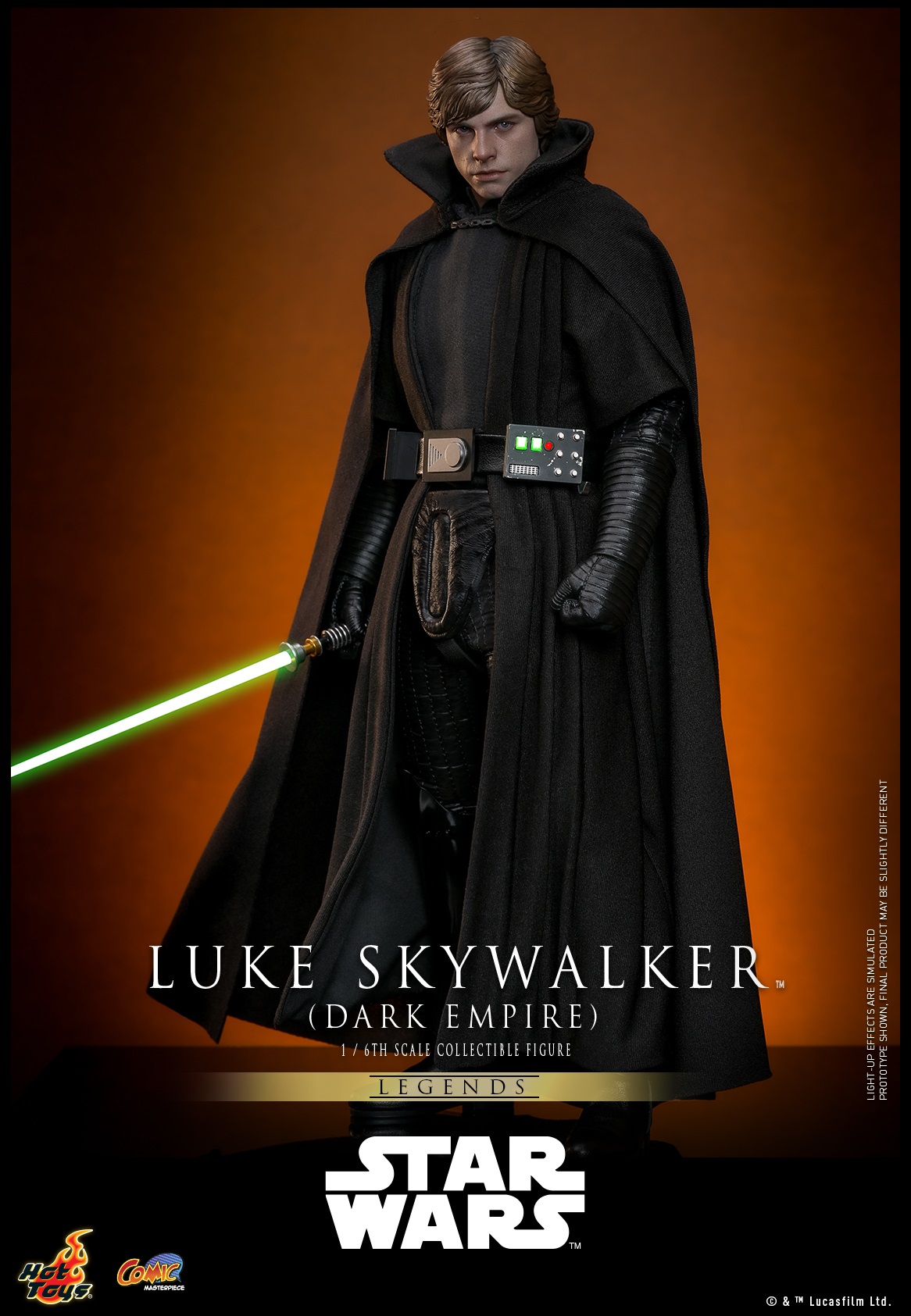 Pre-Order Hot Toys Star Wars Luke Skywalker Dark Empire Sixth Scale Figure CMS019